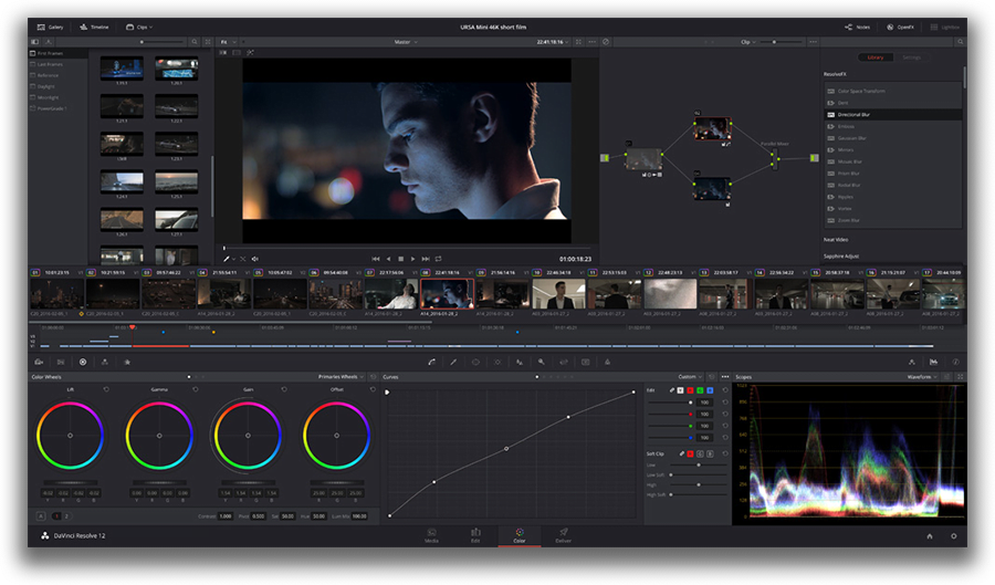 Davinci Resolve - free professional-level video editing software